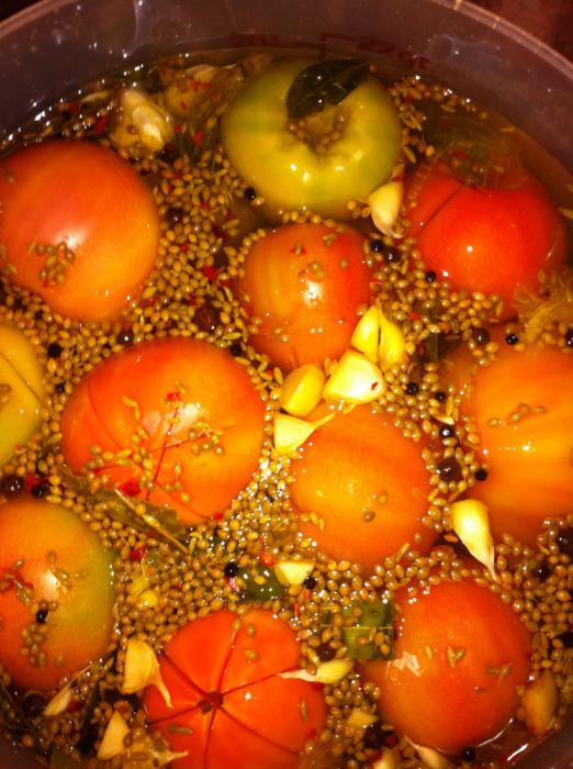 рецепт бочковых помидор на зиму 