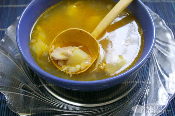 Суп из рыбных консервов фото