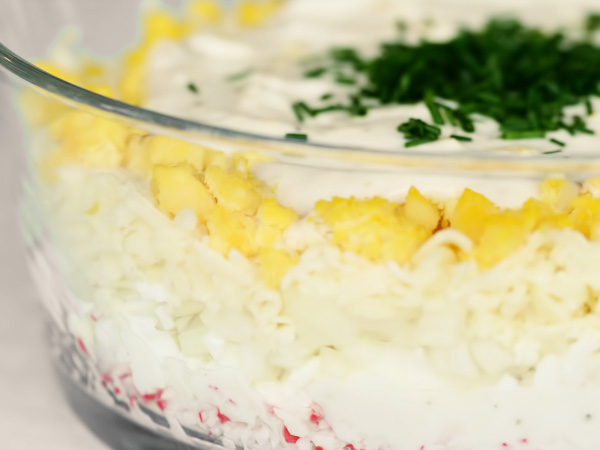 салат мимоза рецепт с горбушей и сыром без картошки