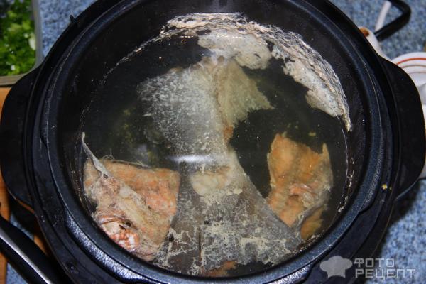 Рыбный суп из горбуши с крупой фото