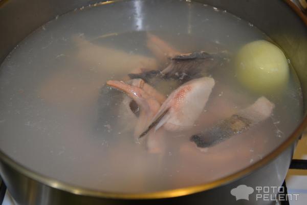 Рыбный суп из горбуши со сливками по-фински фото