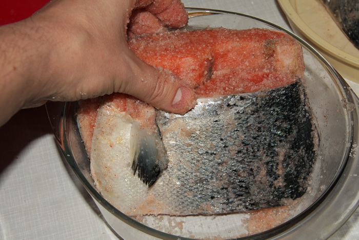 Рецепт засолки красной рыбы кусочками домашних условиях 5