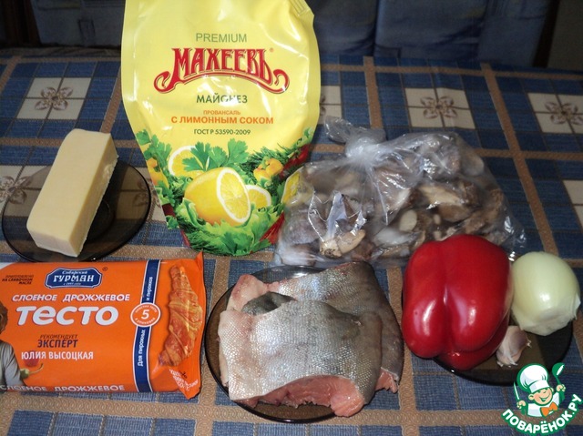Как готовить Запечённая горбуша на картофельной подушке "Слоеные розочки" домашний рецепт приготовления с фото пошагово #1