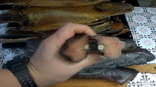 Балык из рыбы,классический способ приготовления настоящего копчёного балыка из красной рыбы